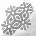 Custom free design gray marble waterjet tiles mosaic